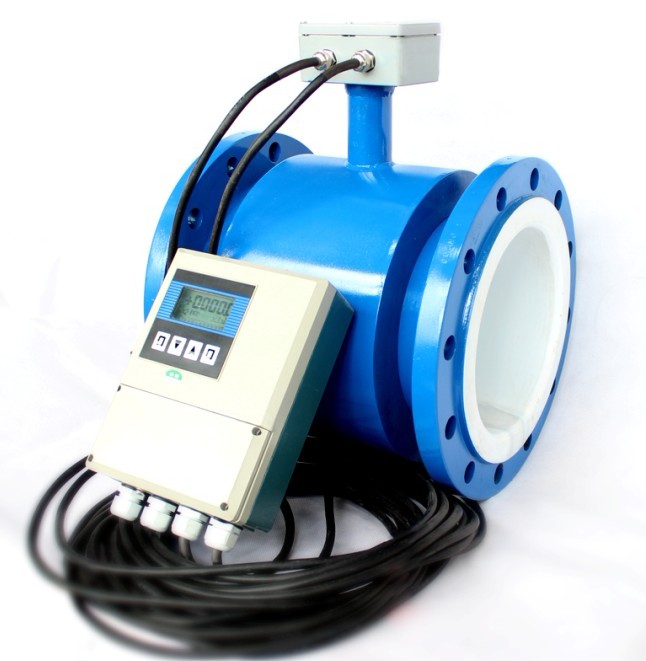 電磁流量計DN100，分體式，220V供電 ，四氟襯里